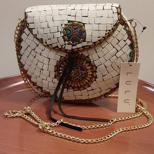 NWT LULU Amy Metal Mosaic Crossbody